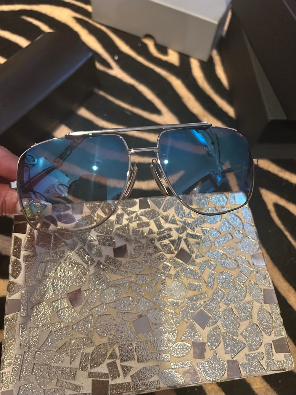MIDNIGHT 💫🌟SPECIAL DITA Sunglasses with Blue Mirror Lenses